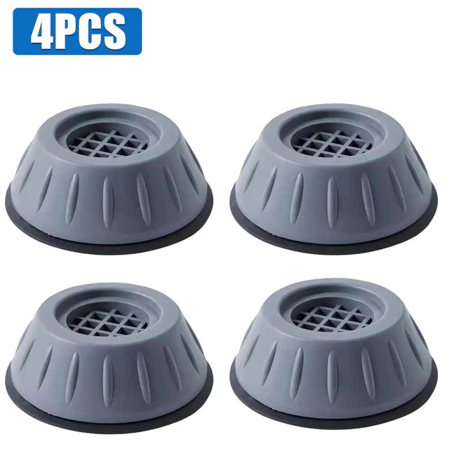 4Pcs Anti Vibration Feet Pads Rubber Legs Slipstop Silent Skid Raiser Mat Washing Machine Support Dampers Stand Furniture