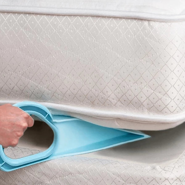 Ergonomic mattress wedge tool