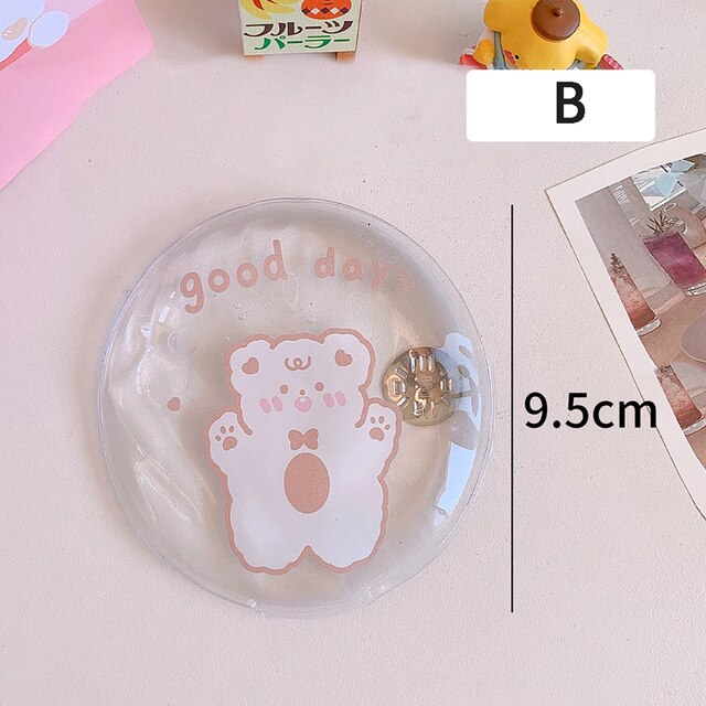 1PC Mini Winter Reusable Gel Hand Warmer Cute Cartoon Instant Self Heating Pack