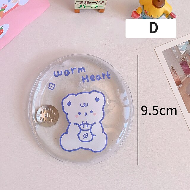 1PC Mini Winter Reusable Gel Hand Warmer Cute Cartoon Instant Self Heating Pack