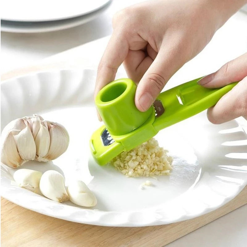 Garlic Crusher Manual Press Ginger Garlic Grinding Grater Cutter Cooking Tool Kitchen Supplies