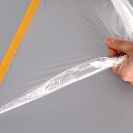 Plastic drip cloth dust protection film