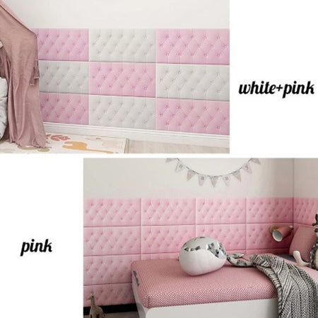 3d Stereo Wall paste background wall decoration anti-collision headboard Mat