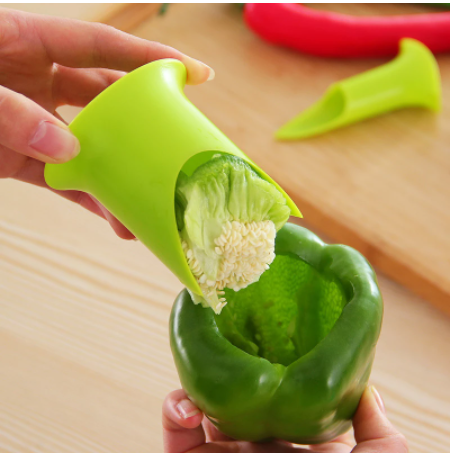 2-Pcs Bell Pepper Corer Seed Removing Tool