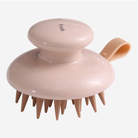 Silicone Shampoo Head Scalp Massage Brush Silicone Body Brush Hair Washing Comb