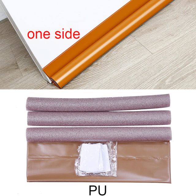 Door Bottom Seal Strip Flexible Wind Noise Reduction Stopper Under Door Sealing Blocker Door Weatherstrip with 3cm Foam