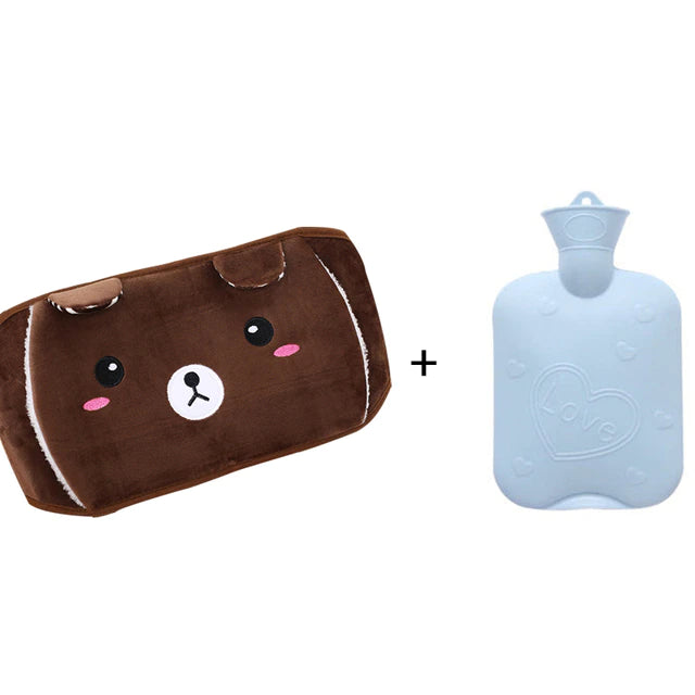 Hot Water Bottle Belt Hand Warmer Cute Animal handbags Hot Water Bag Hot Water Bottles for girls Heater Christma Gift