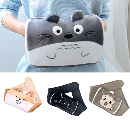 Hot Water Bottle Belt Hand Warmer Cute Animal handbags Hot Water Bag Hot Water Bottles for girls Heater Christma Gift