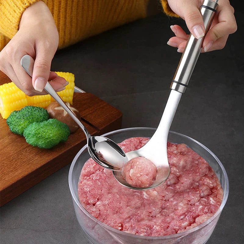 Stainless steel meatball kitchen cooking tools